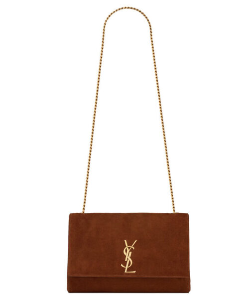 Saint Laurent Reversible Medium Kate In Suede